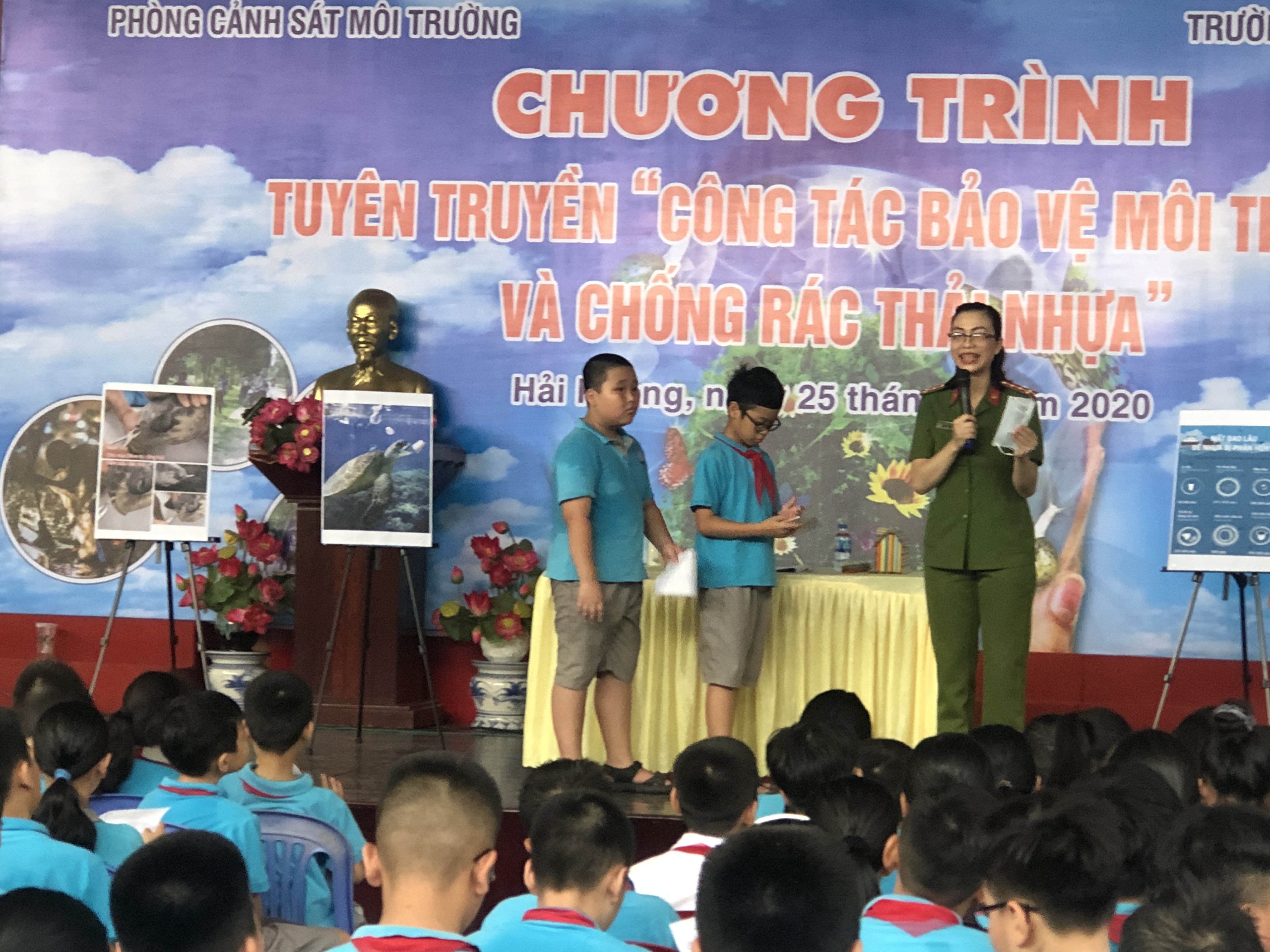 Trường tiểu học Chu Văn An gửi thư cảm ơn